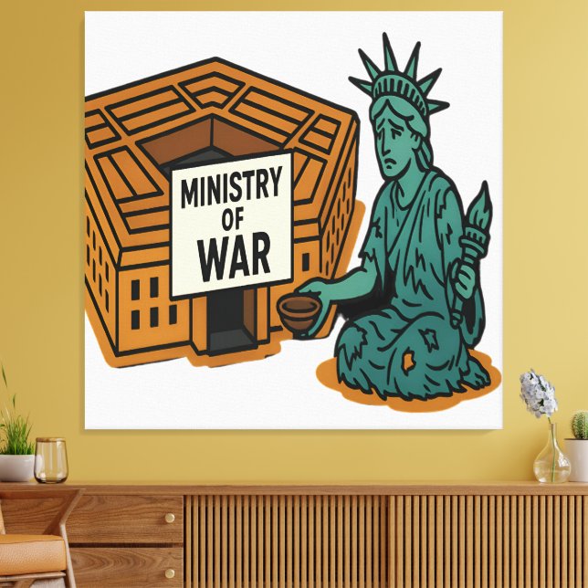 Toile La liberté en face du ministre (Insitu(Salon))