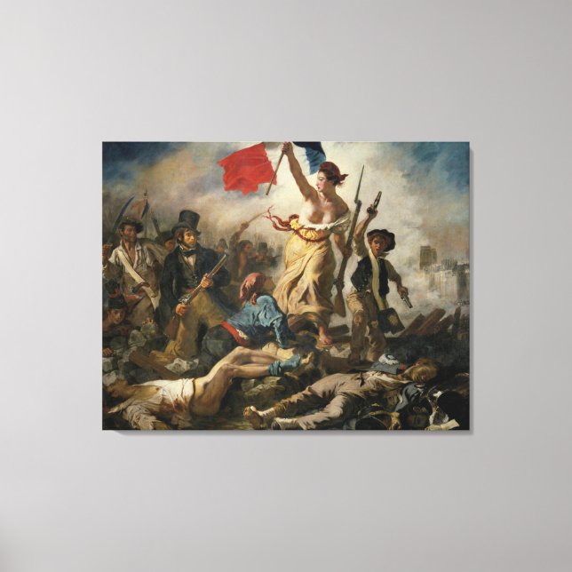 Toile La Liberté guidant le peuple – Eugène Delacroix (Recto)