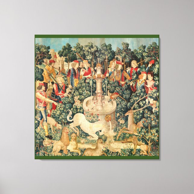 Toile La licorne est découverte (Recto)