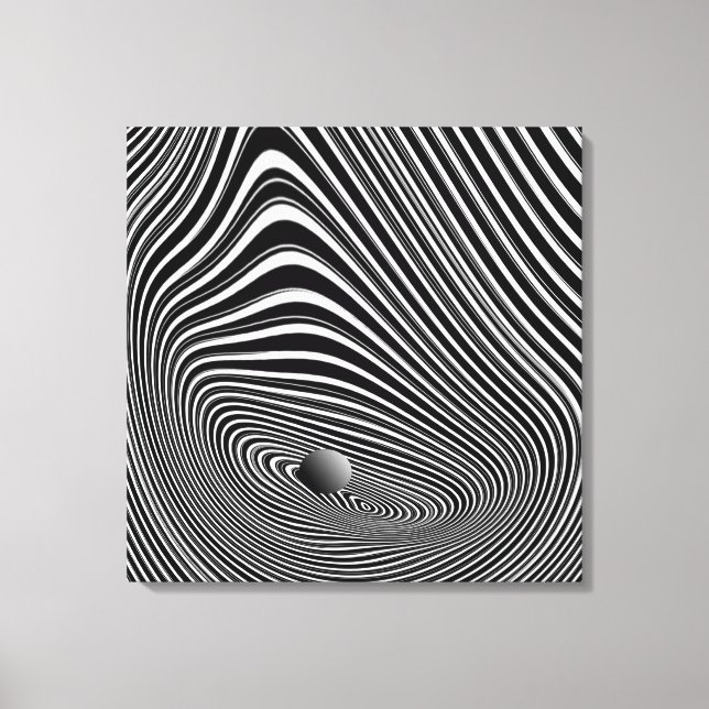 Toile La loi de la gravité 3D (Recto)
