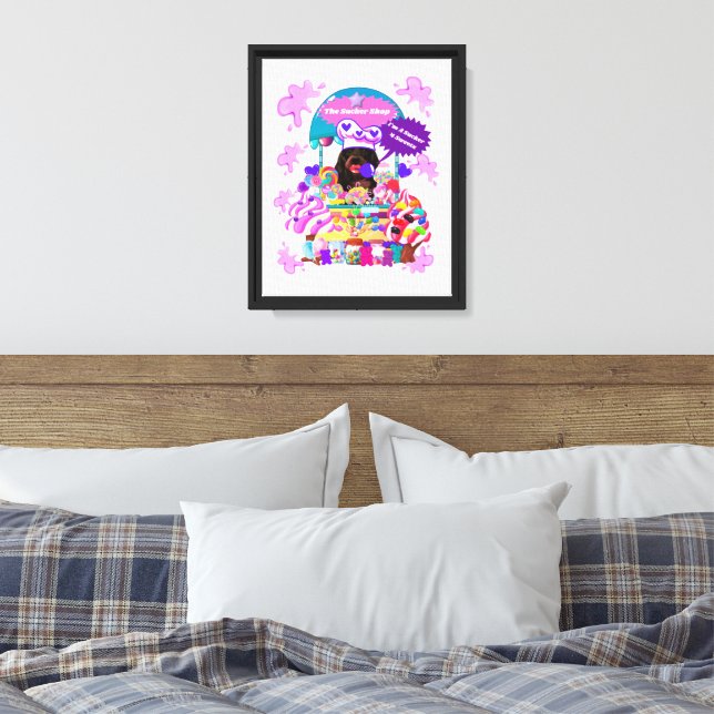 Toile La Lollipop & Candy Shop Art (Insitu(Chambre))