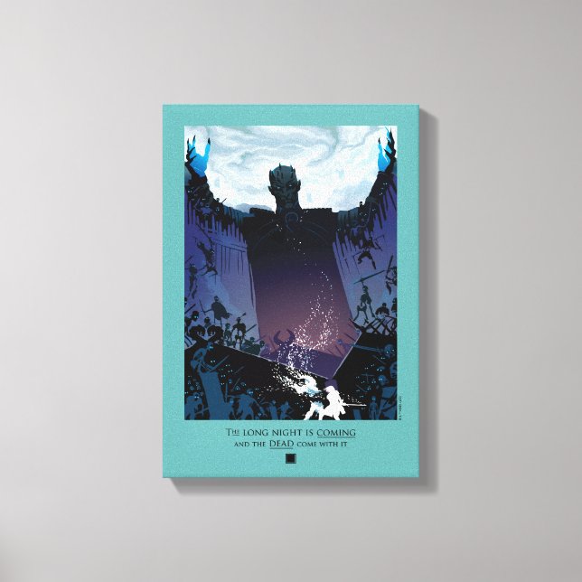 Toile La Longue Nuit Arrive (Recto)