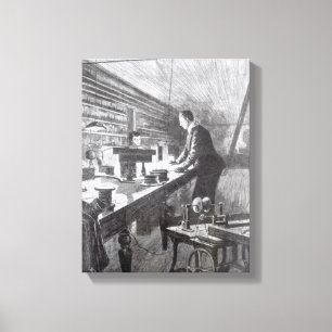 Toile La lumière électrique