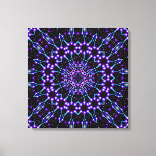 Toile La lumière structure le mandala