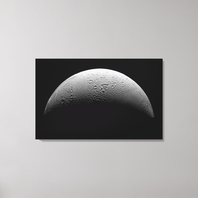 Toile La lune de Saturne Encelade (Recto)