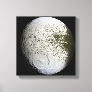 Toile La lune de Saturne Iapetus 2