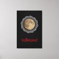 La Lune, la lune, la luna, the moon Leinwand