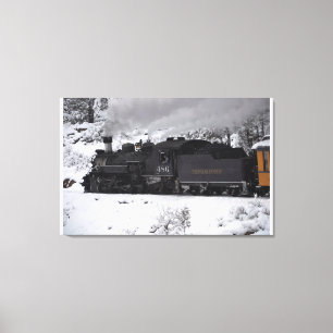 Toile La machine à vapeur exprès polaire