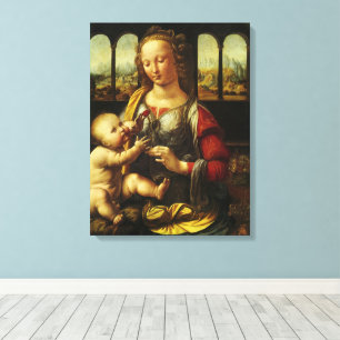 Toile La Madone au Carnation de Léonard de Vinci