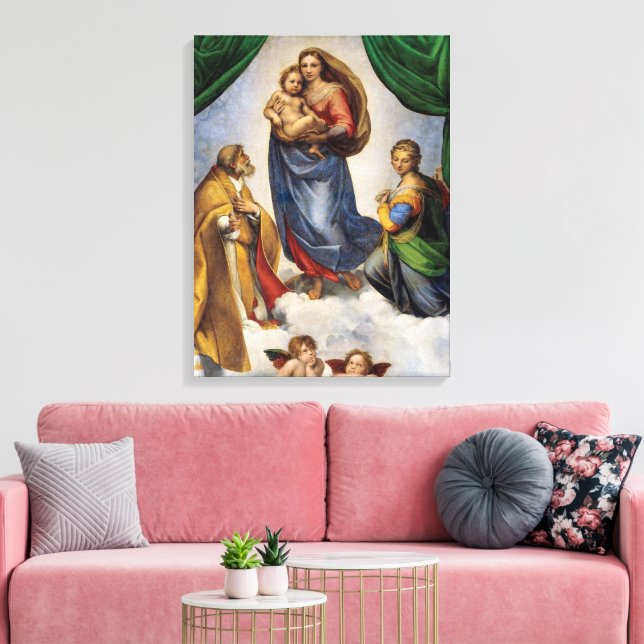 Toile La Madone Sixtine | Raphaël | (Insitu(Salon))