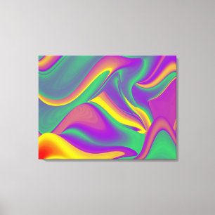 Toile La magie des couleurs Abstrait Rainbowart 3D