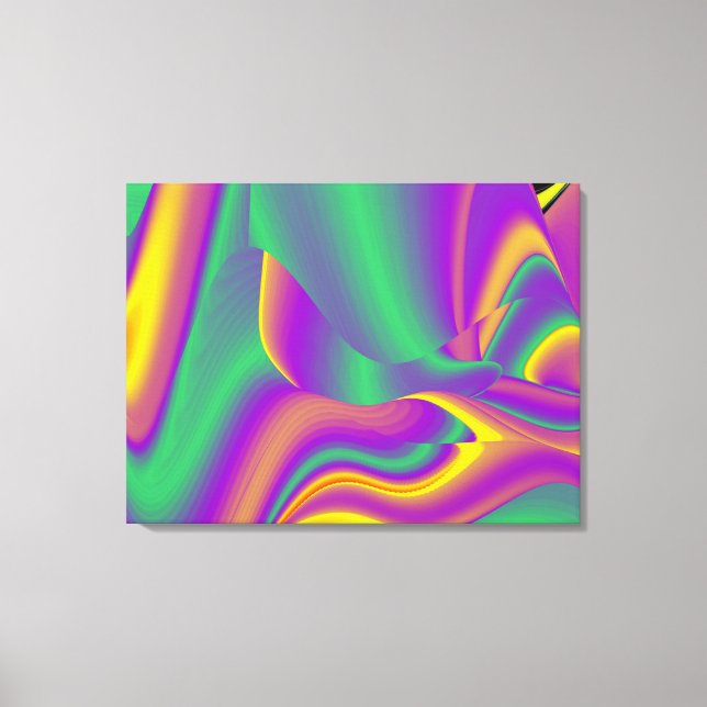 Toile La magie des couleurs Abstrait Rainbowart 3D (Recto)