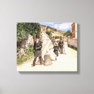 Toile La Marche Nuptiale par Robinson, Jeunes Mariés Vin