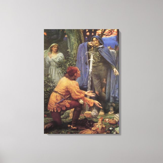 Toile La mariée de Bertuccio (par Edward Robert Hughes) (Recto)