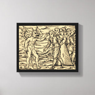 Toile La marque de la bête 8x10