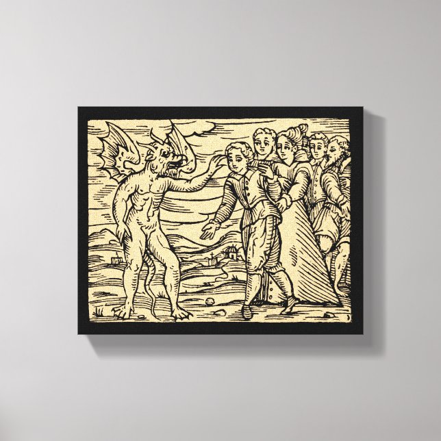 Toile La marque de la bête 8x10 (Recto)