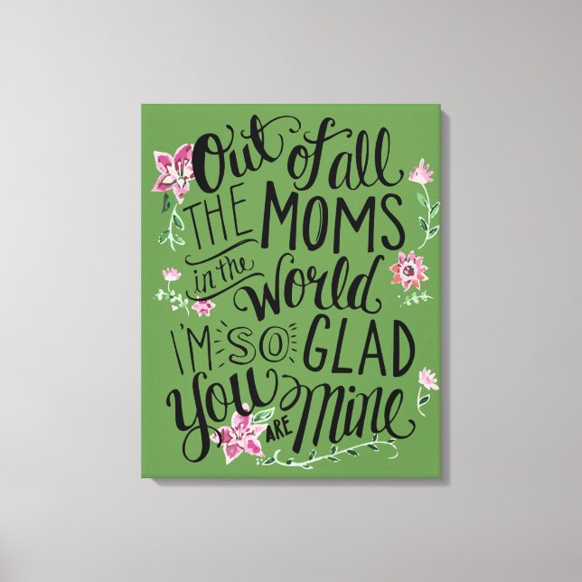 Toile La Meilleure maman de Worlds (Recto)