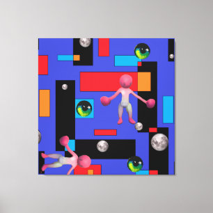 Toile La momie II - Ken Gage Art Abstrait
