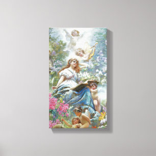 Toile La Muse de la Poésie (par Konstantin Makovsky)