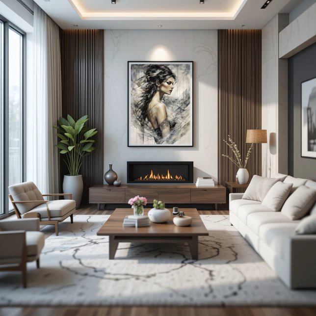 Toile La Muse du Vent (Créateur téléchargé)