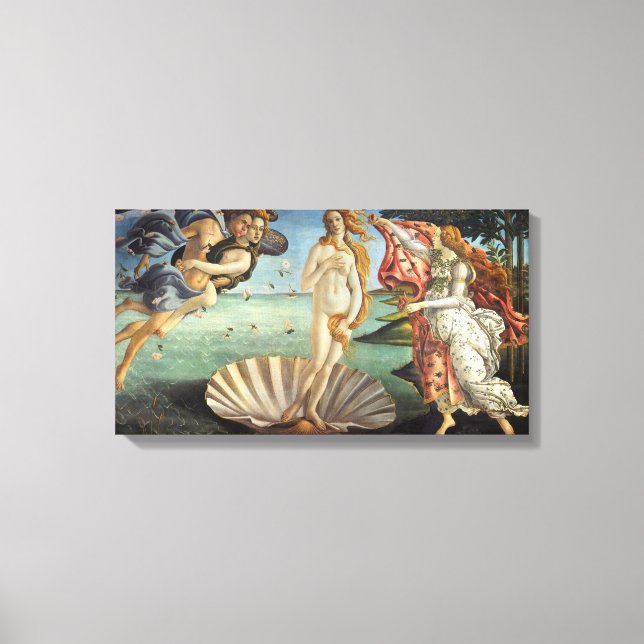 Toile La naissance de Vénus par Sandro Botticelli (Recto)