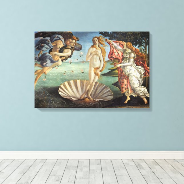 Toile La Naissance de Vénus par Sandro Botticelli (Insitu (Plancher de Bois))