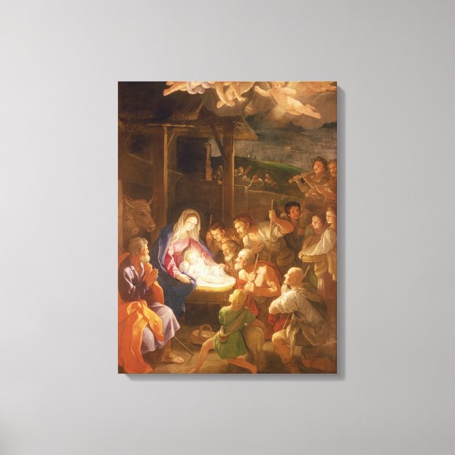 Toile La Nativité à la Nuit, 1640 (Recto)