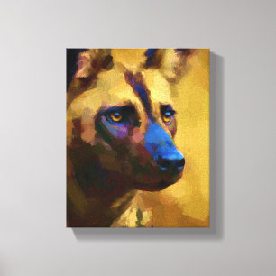 Toile La nature sauvage des chiens africains