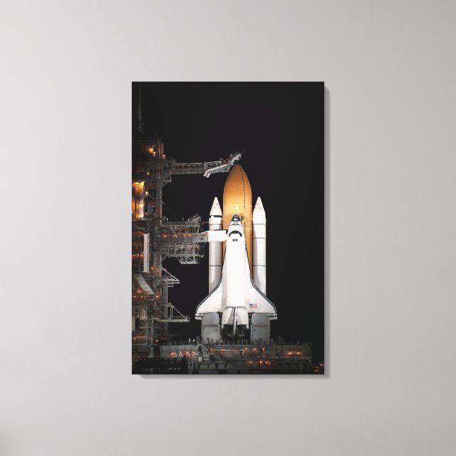 Toile La navette spatiale Atlantis est prête (Recto)