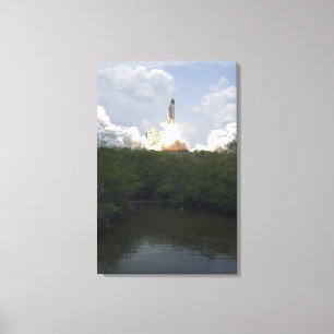 Toile La navette spatiale l'Atlantide enlève 13