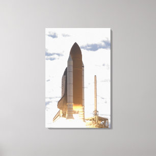 Toile La navette spatiale l'Atlantide enlève 14