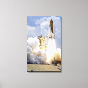 Toile La navette spatiale l'Atlantide enlève 5