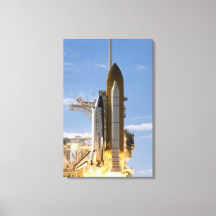 Toile La navette spatiale l'Atlantide enlève 8