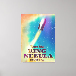 Toile La nébuleuse de l'Anneau (Messier 57) Affiche de v