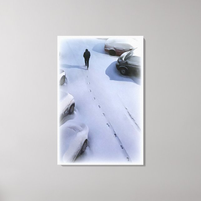 Toile La nouvelle neige (Recto)