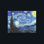 Toile La nuit étoilée de Van Gogh<br><div class="desc">La nuit étoilée de Van Gogh. Visitez mon magasin pour un design plus intéressant et plus de choix de couleurs => zazzle.com/iwheels*</div>