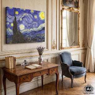 Toile La Nuit étoilée de Vincent van Gogh