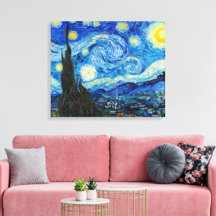 Toile La Nuit étoilée Van Gogh