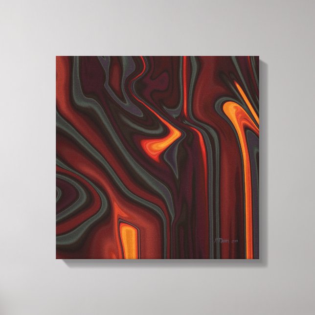 Toile Là où il y a de la fumée (Recto)