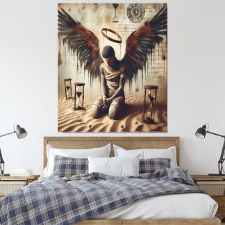Toile Là où les anges tombent, nous nous élevons