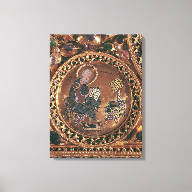 Toile La Pala d'Oro, détail de Saint Matthieu (Recto)