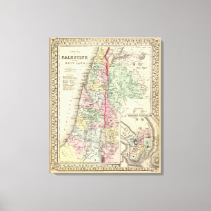 Toile La Palestine historique