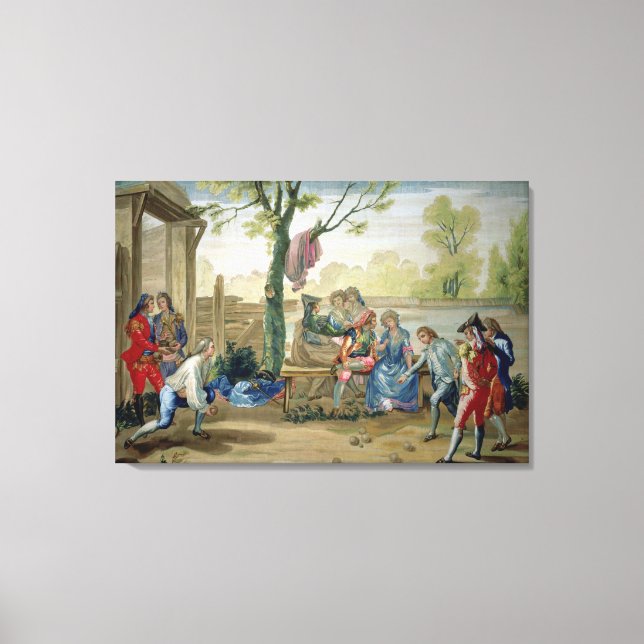 Toile La partie des Bowls (Recto)