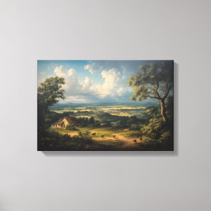 Toile La Pâturage de la Vallée Éternelle