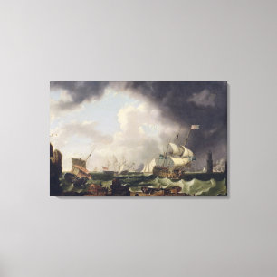Toile La pêche, c.1764 (huile sur la toile)