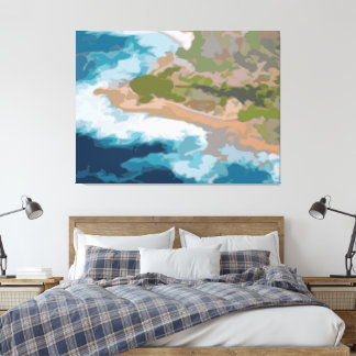 Toile La peinture côtière de Californie