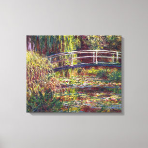 Toile La peinture du pont japonais Claude Monet