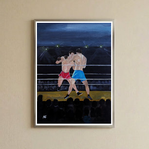 Toile La peinture Les Boxeurs par Alfred Fox