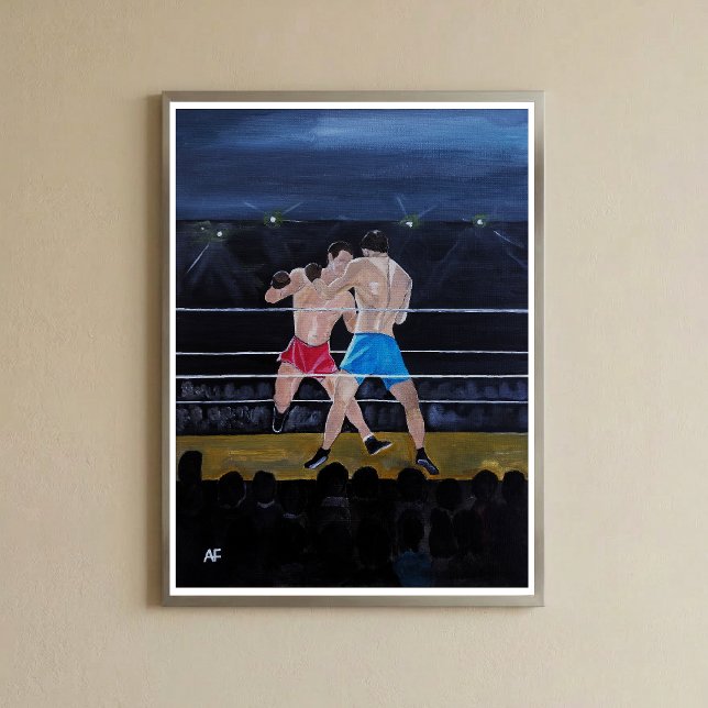 Toile La peinture Les Boxeurs par Alfred Fox (Créateur téléchargé)