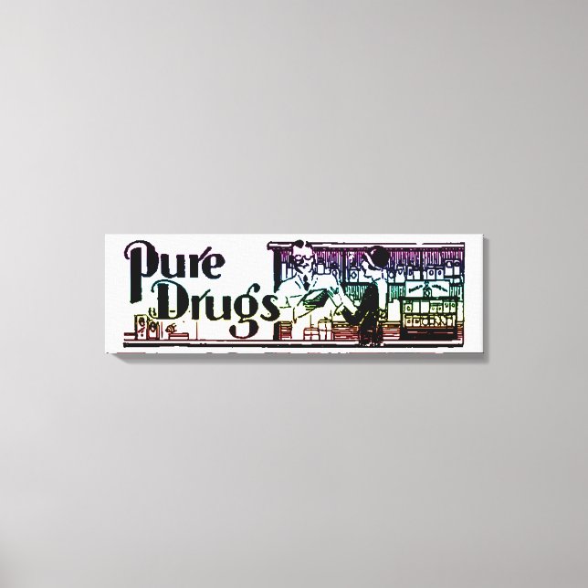 Toile La pharmacie des drogues pures 2 (Recto)